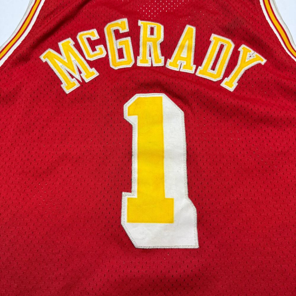 VINTAGE Reebok Tracy McGrady houston rockets NBA jersey 3XL - Picture 9 of 13
